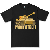 Black panzer vi tiger i tank gift ww2 german army tanks Premium Tee - Craftify