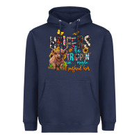 Navy heifers be trippin ok maybe i pushed her Heavyweight Hoodie - BarkalooDesign