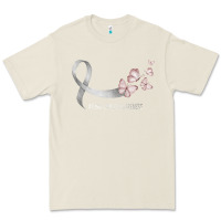 Bone pretty white ribbon support lung cancer awareness t shirt Premium Tee - Craftify