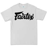 Dove Grey Fairtex Combat Sport Style Black Premium Tee - Craftify