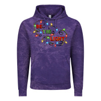 Cloud Purple be the light Vintage Hoodie - CowGirlArtShop