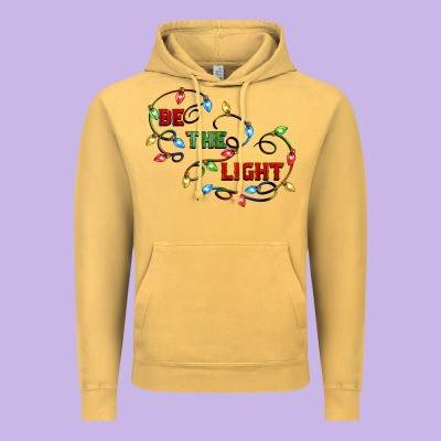 Be The Light Vintage Hoodie Designed By Cowgirlartshop