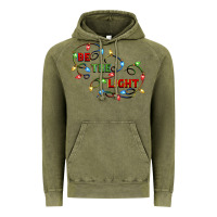 Vintage Olive be the light Vintage Hoodie - CowGirlArtShop