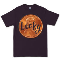 Plum Cute Good Luck Gift - Lucky Penny Premium Tee - Craftify