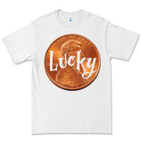 White Cute Good Luck Gift - Lucky Penny Premium Tee - Craftify