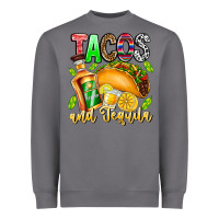 Storm Tacos And Tequila Heavyweight Sweatshirt - CowhideDigitalArt