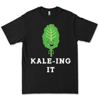 Black kaleing it kale art for vegans vegetarians Premium Tee - Craftify