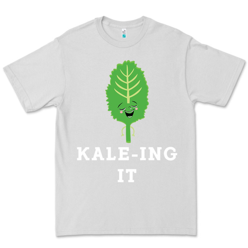 Kaleing It Kale Art For Vegans Vegetarians Premium Tee by Craftify | Teevron
