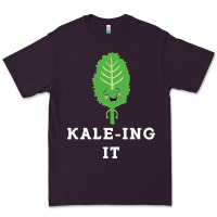 Plum kaleing it kale art for vegans vegetarians Premium Tee - Craftify