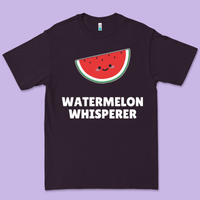 Watermelon T  Shirt Watermelon Whisperer T  Shirt Premium Tee Designed By Craftify