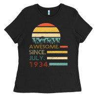 Black Awesome Since JULY 1934 Ladies Tee - Bettercallsaul