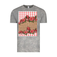 Cloud Rock valentines day burlap background Vintage Tee - Jasminsmagicworld