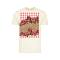 Vintage Arctic valentines day burlap background Vintage Tee - Jasminsmagicworld