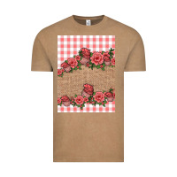 Vintage Coffee valentines day burlap background Vintage Tee - Jasminsmagicworld