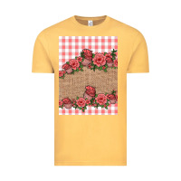 Vintage Mustard valentines day burlap background Vintage Tee - Jasminsmagicworld