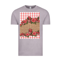 Vintage Zinc valentines day burlap background Vintage Tee - Jasminsmagicworld