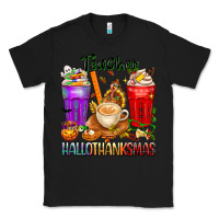 Black hallothanksmas teacher Classic Tee - texasbilliewilder