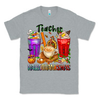 Heather Grey hallothanksmas teacher Classic Tee - texasbilliewilder