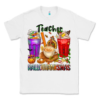 White hallothanksmas teacher Classic Tee - texasbilliewilder