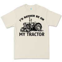 Bone I D Rather Be On My Tractor Premium Tee - Bettercallsaul