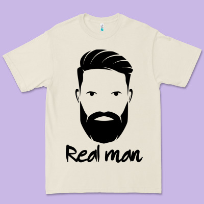 Real Man Premium Tee Designed By Craftify
