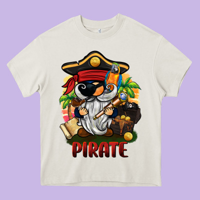 Pirate Gnome Heavy Core Tee Designed By Barkaloodesign