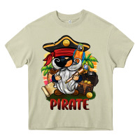 Mossy pirate gnome Heavy Core Tee - BarkalooDesign