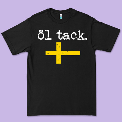Swedish Beer Please Ol Tack Premium Tee Designed By Craftify