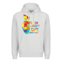 Dove Grey Autism Teach Accept Understand Love Premium Hoodie - CowhideDigitalArt