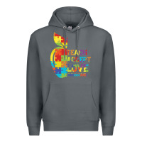 Rock Autism Teach Accept Understand Love Premium Hoodie - CowhideDigitalArt