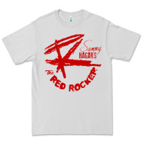 Dove Grey red rocker music Premium Tee - Craftify