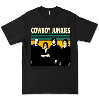 Black Cowboy Junkies, Cowboy, Junkies, Cowboy Junkie, Cowboy Junkies vintage Premium Tee - Craftify