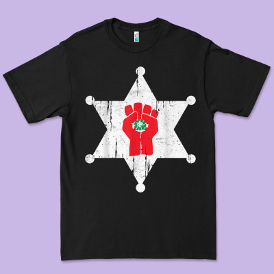 Gonzos Sheriff Hunters S Thompson Premium Tee Designed By Craftify