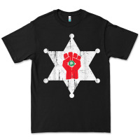 Black GONZOS SHERIFF HUNTERS S THOMPSON Premium Tee - Craftify