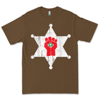 Cacao GONZOS SHERIFF HUNTERS S THOMPSON Premium Tee - Craftify