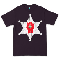 Plum GONZOS SHERIFF HUNTERS S THOMPSON Premium Tee - Craftify