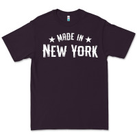 Plum Made In New York NY City NYC New Yorker My Home State Pride Premium T- Premium Tee - Craftify