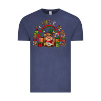 Vintage Denim mommys little reindeer christmas Vintage Tee - CowGirlArtShop