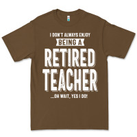 Cacao Retired Teacher Premium Tee - Craftify