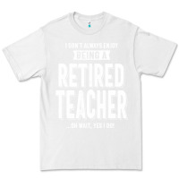 White Retired Teacher Premium Tee - Craftify