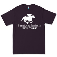 Plum Saratoga Springs New York Horse Racing Jockey Premium Tee - Craftify