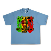 Pebble Blue juneteenth is my independence day cowgirl Urban Heavy Tee - CowGirlArtShop