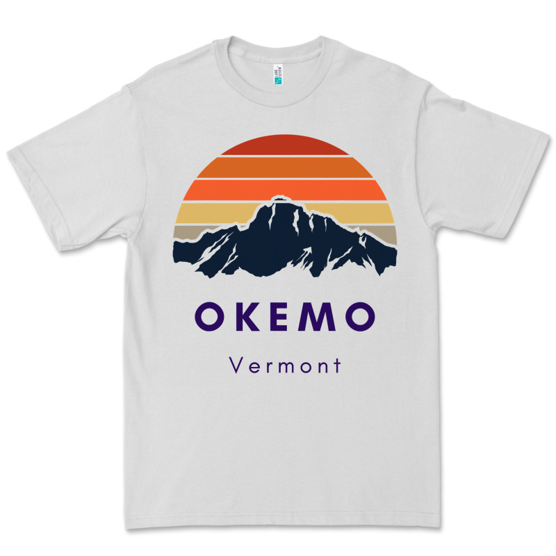 Okemo Vermont Skiing Snowboarding Hikers Gifts For Vt Travel Premium Tee by InspiraDesign | Teevron