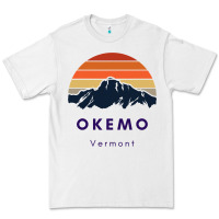 White Okemo Vermont Skiing Snowboarding Hikers Gifts for VT Travel Premium Tee - InspiraDesign