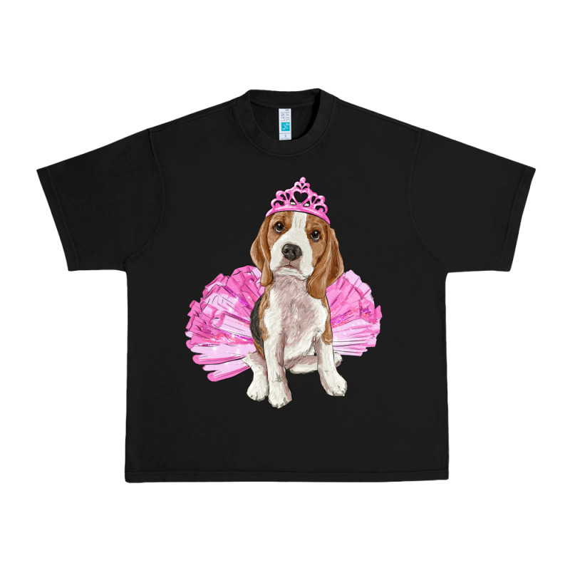 Balerina Beagle With Tutu Urban Heavy Tee by RanaPortraitStore | Teevron