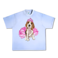 Grape Ice Balerina beagle with tutu Urban Heavy Tee - RanaPortraitStore