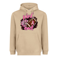 Mushroom pink out football Heavyweight Hoodie - BarkalooDesign