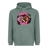 Sage pink out football Heavyweight Hoodie - BarkalooDesign
