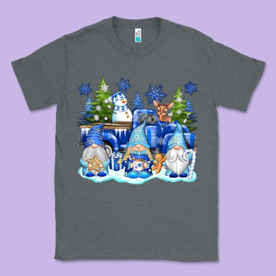 Snow Gnome Truck Classic Tee Designed By Texasbilliewilder