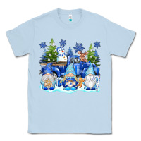Dusty Blue snow gnome truck Classic Tee - texasbilliewilder